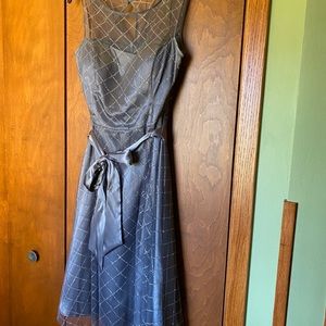 Like new charcoal/silver dress